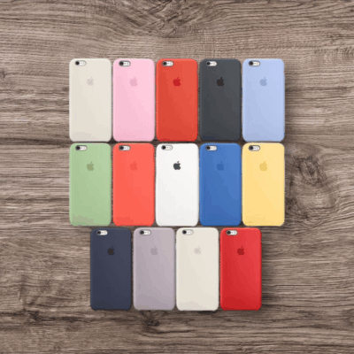Funda Silicone case iPhone 6/6s varios colores