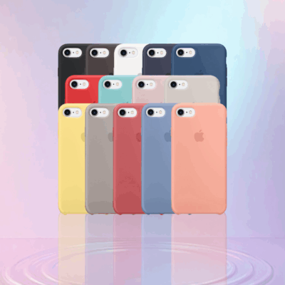 Funda Silicone case iPhone 7/8/SE Varios colores