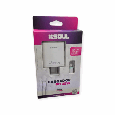 Cargador Carga Rápida Pd 35w+Cable C-L