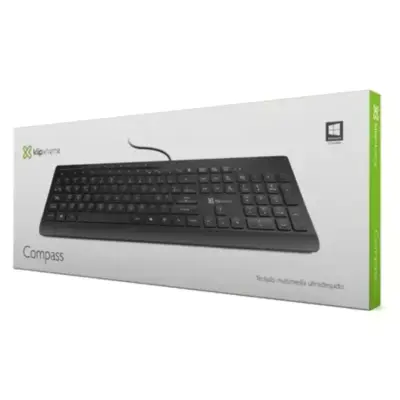 Teclado Usb Chato Estudiantes Ofininas Negocios Klipxtreme