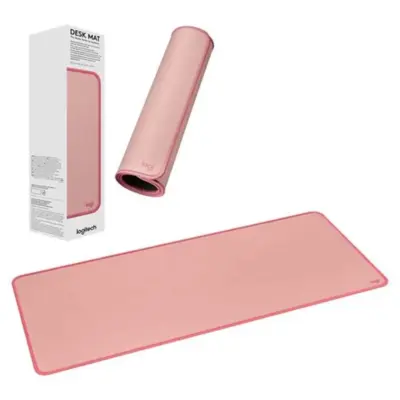 Mouse Pad Logitech 70x30 Mat Studio Desk Premium Color Rosa