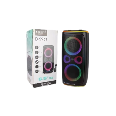 Parlante Bluetooth Lidimi Portátil Woofer Tweeter D-s931 - Negro