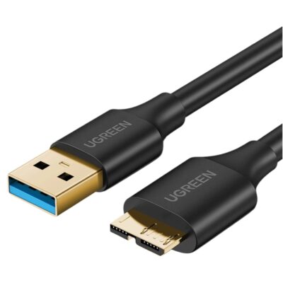 Cable USB 3.0 A MACHO a MICRO USB 3.0 MACHO 0.5 NEGRO US130
