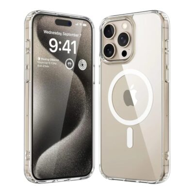 Funda Transparente Magsafe Para IPhone 15Pro