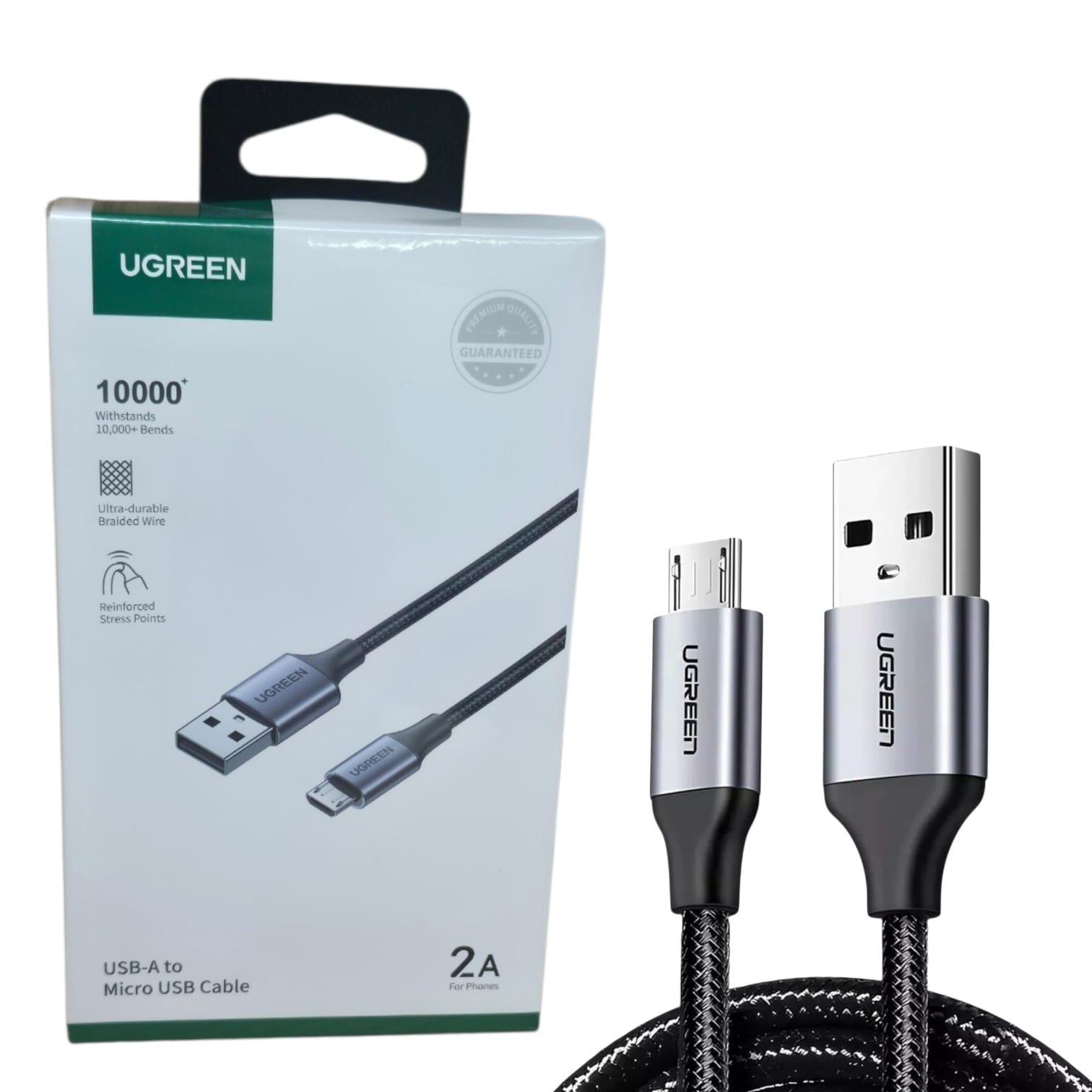 Cable Carga Rápida Micro Usb 2.0 Ugreen 1m US290