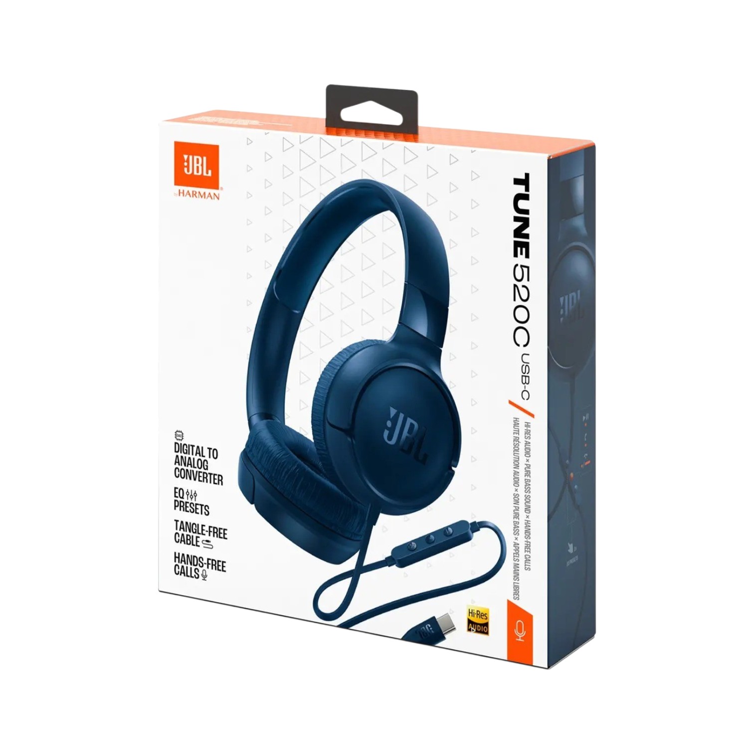 Auriculares Jbl Tune 520c Azul Usb-c - Imagen 2