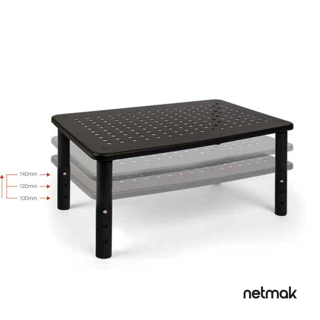 Soporte elevador Monitor/Laptop - Metalico - 3 Niveles de altura NM-ST20 - Imagen 5