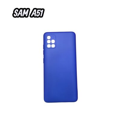 FUNDA SILICONA PARA SAMSUNG A51 VARIOS COLORES