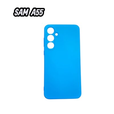 FUNDA SILICONA PARA SAMSUNG A55 VARIOS COLORES