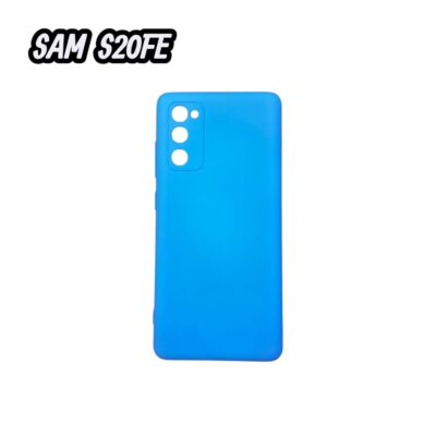 FUNDA SILICONA PARA SAMSUNG S20FE VARIOS COLORES