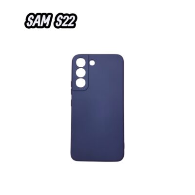 FUNDA SILICONA PARA SAMSUNG S22 VARIOS COLORES