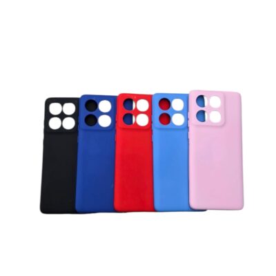 Funda Silicona Case Con Felpa Antigolpe Para Moto EDGE60/60Fusion Varios Colores