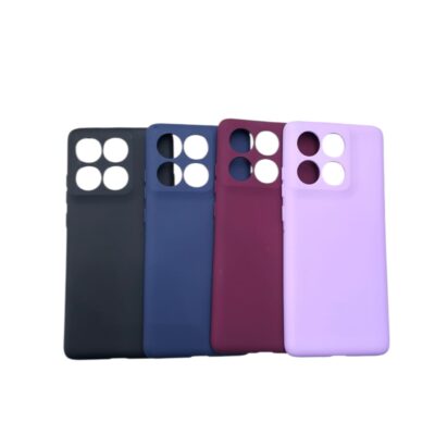 Funda Silicona Case Con Felpa Antigolpe Para Moto EDGE60Pro Varios Colores