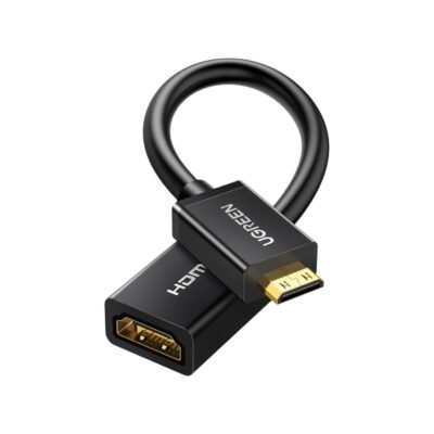 CABLE ADAPTADOR MINI HDMI MACHO A HDMI HEMBRA 22CM 20137