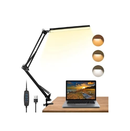 Lámpara Led Plegable Articulada De Escritorio