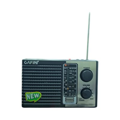 Radio Cafini Cn-r10, 05 Bandas/BT/USB/Ac/ Pilas/ Recargable Negro