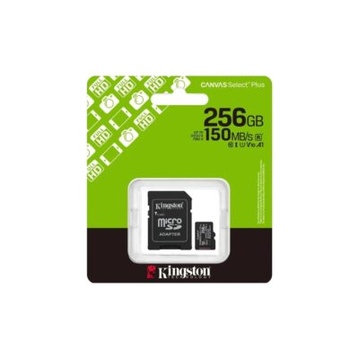 Memoria Micro Sd Con Adapt Sd 256gb 150 Mb/s V10 A1 Kingston